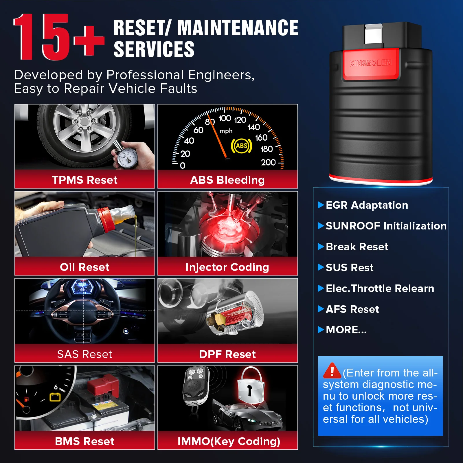 Picture 5: KINGBOLEN Ediag New V1.23.004 ALL System OBD2 Car Diagnostic Tools Code Reader ECU Coding Active Test PK THINKCAR THINKDIAG