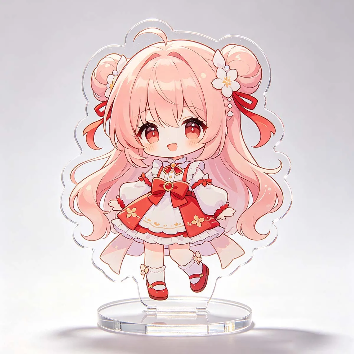 Custom Acrylic Commemorative Stand Desktop Decorative Figurine Birthday Wedding Party Souvenir Cherish Beautiful Moments