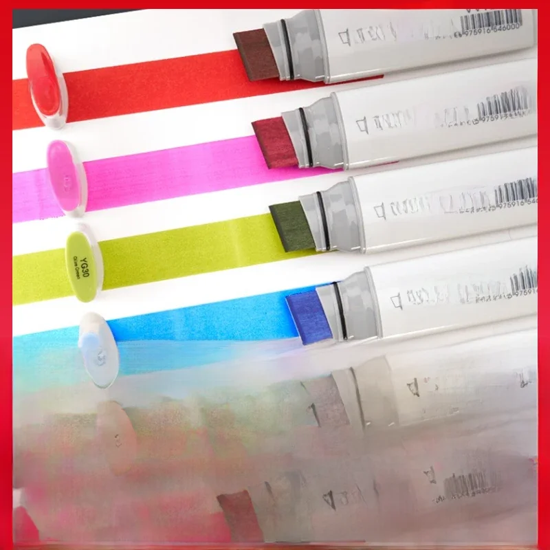 Finecolour szerokie markery linia alkoholowa 20mm szkicowanie markery długopisy malowanie projekt dla do rysowania artystycznego dostaw — zdjęcie produktu 7