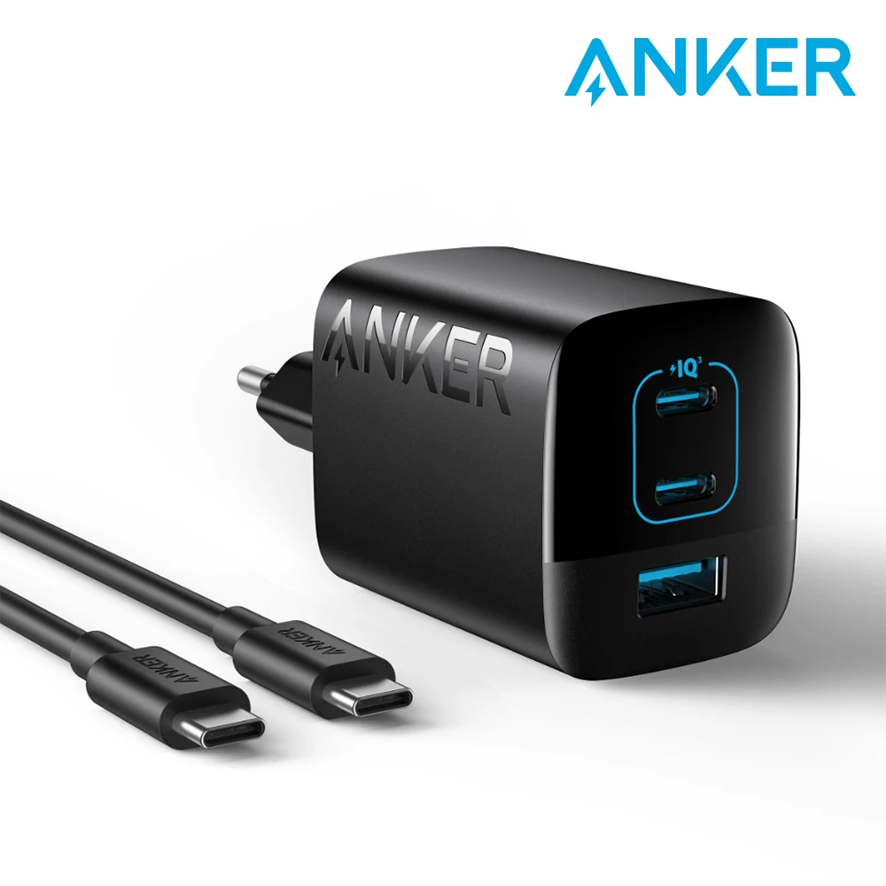 Anker 336 PPS 67W 3 Port High Speed Charger A2674 Black