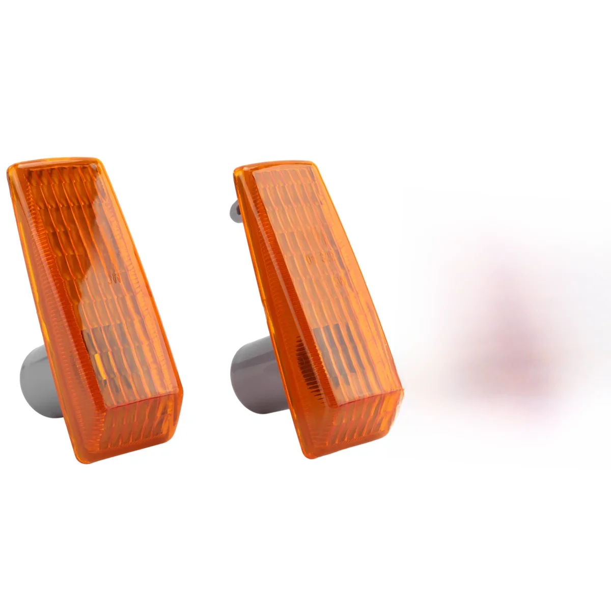 Clignotant jaune pour garde-boue de voiture, couvercle de lampe, indicateur, répéteur, Mercedes Benz W124, R129, W140, WAth, W201, 2 pièces