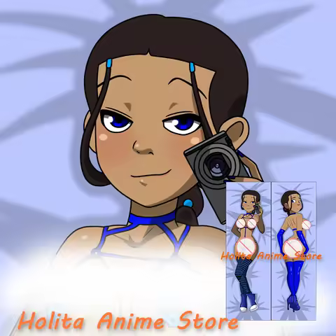 Dakimakura Anime katara avatar the last airbender Body Pillow Double sided Print Life-size Cover