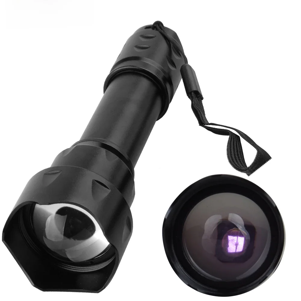 BORUiT T20 High Power LED Flashlight Infrared 850nm Night Vision Tactical Hunting Zoom IPX6 Waterproof Flash Torch 18650 Battery