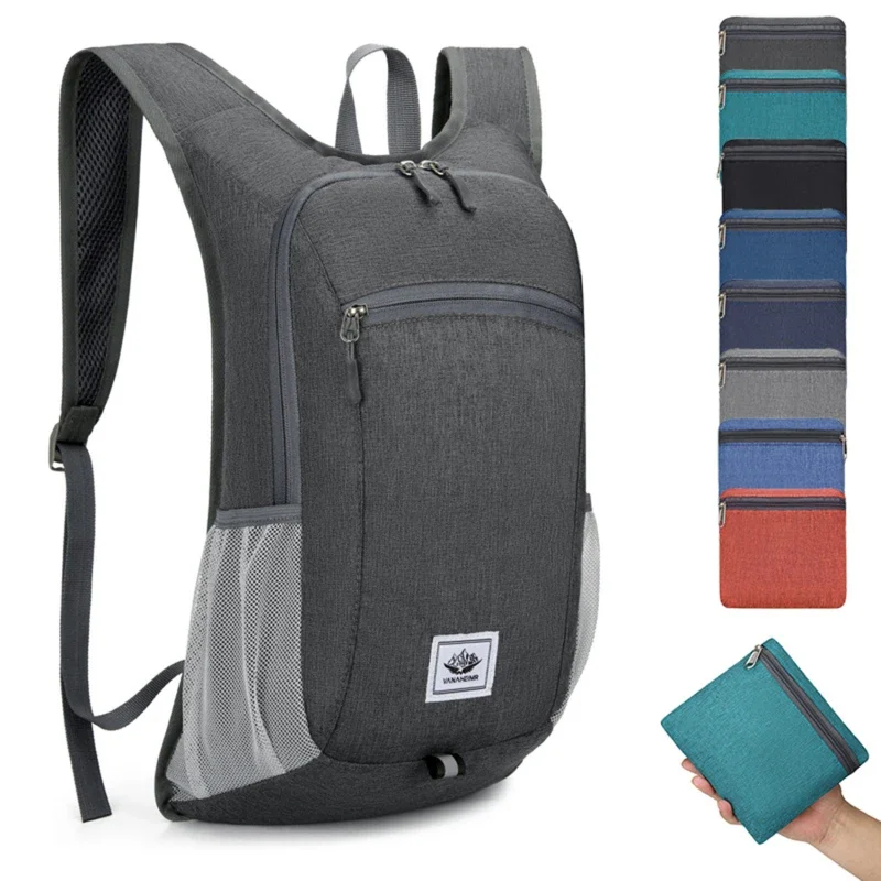 Sac à Dos Pliable Ultraléger pour Homme et Femme, Idéal pour Voyage, Camping, Randonnée, Sports de Plein Air, Alpinisme