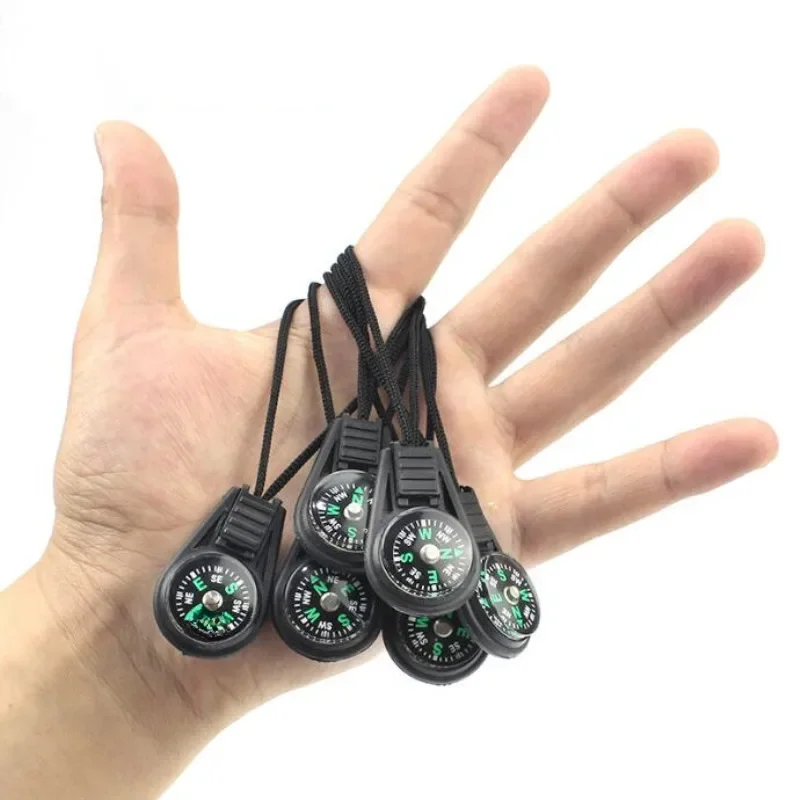 AliExpress 3pcs/Lot Portable Mini Compasses Hanging Bike Parts with Backpack Strap Camping Accessories Hiking Outdoor Survival Tools