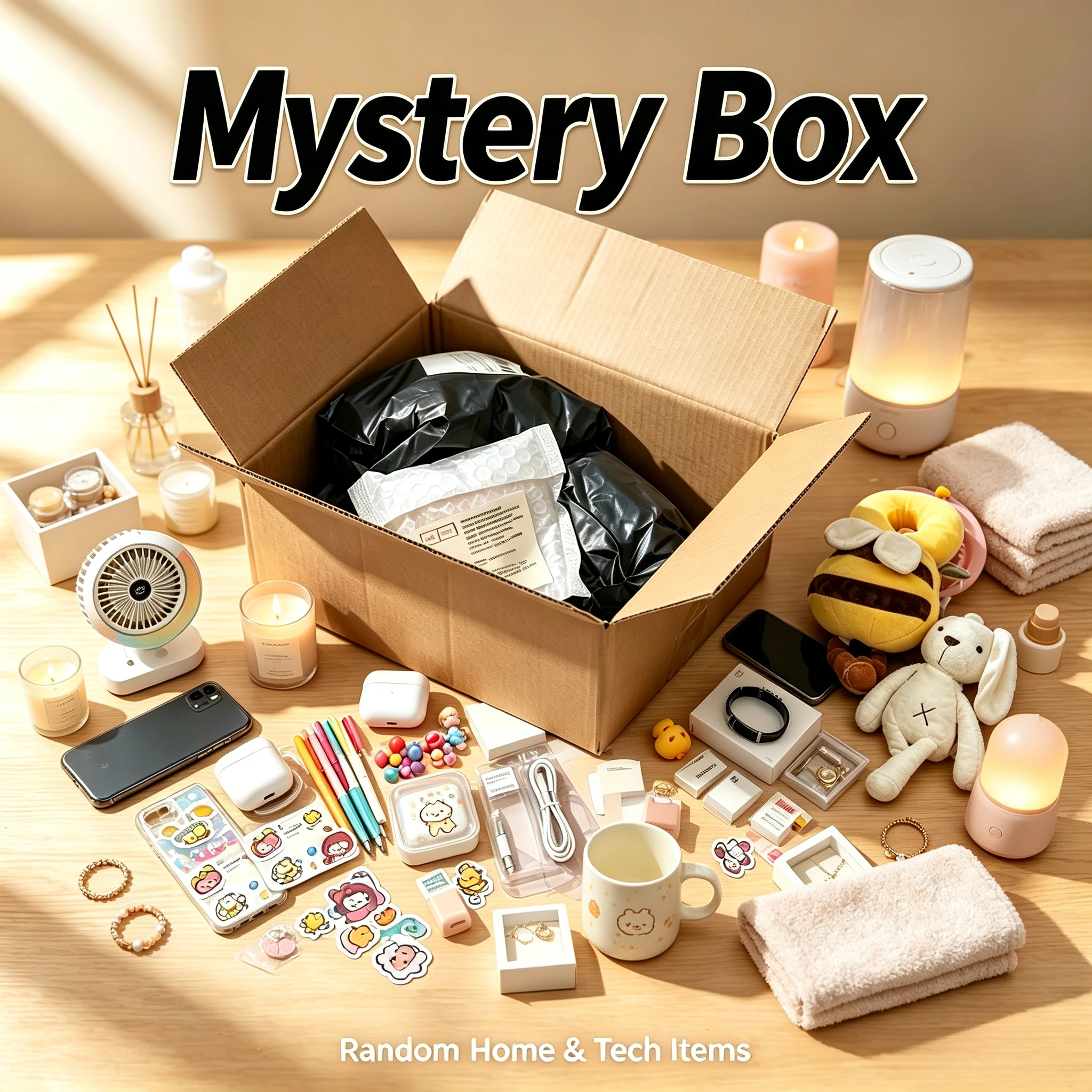 Random Mystery Box Assortment, - Electronics And Gadgets With Y 评论和价格