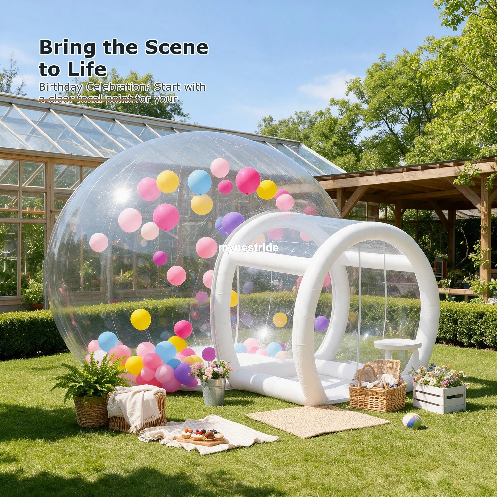 Transparentes Aufblasbares Blasenzelt Sdd3883 |       Sternenhimmel-Zimmer / Bubble House / Aufblasbares Zelt / Campingzelt - Machen Sie diesen Geburtstag zu einem Unvergesslichen Moment