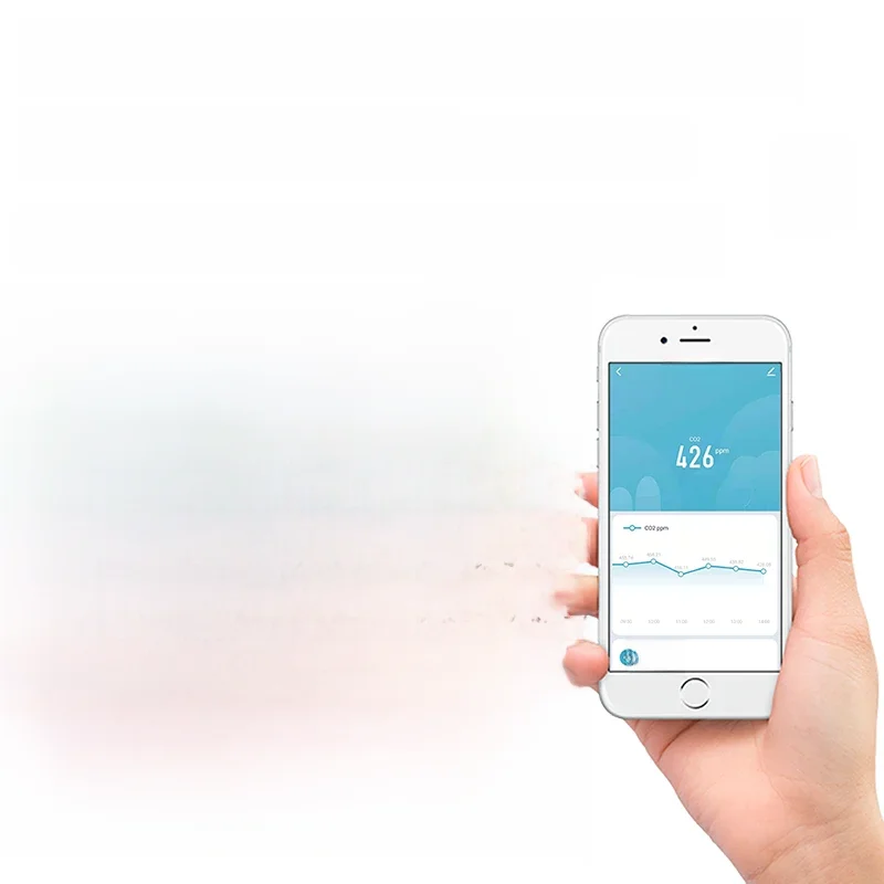 Tuya Smart WiFi/ZigBee Kooldioxidemeter NDIR Hoge precisie realtime detectie Intelligente koppeling Home School CO2-detector - afbeelding 2