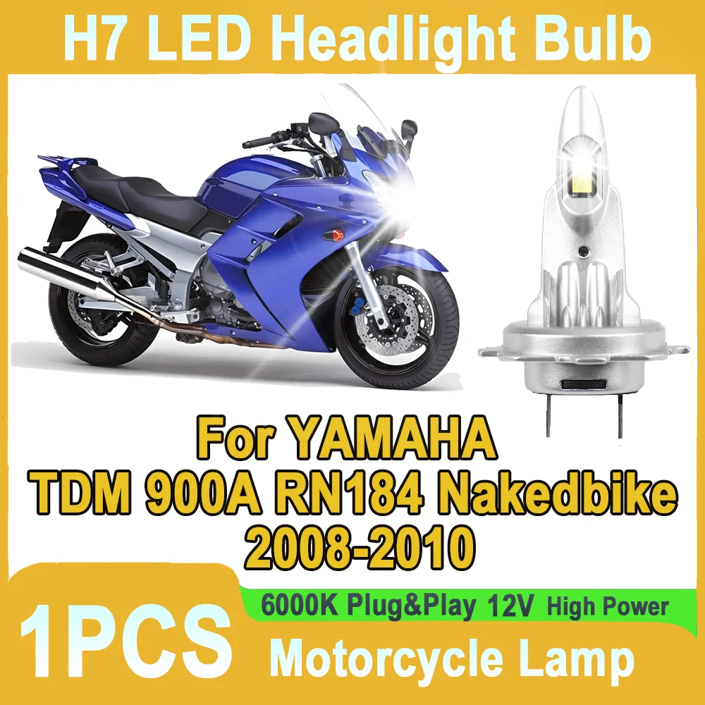 

H7 мотоциклетные светодиодные фары 10000LM Canbus без ошибок 12 В Plug And Play для YAMAHA TDM 900A RN184 Nakedbike 2008-2010