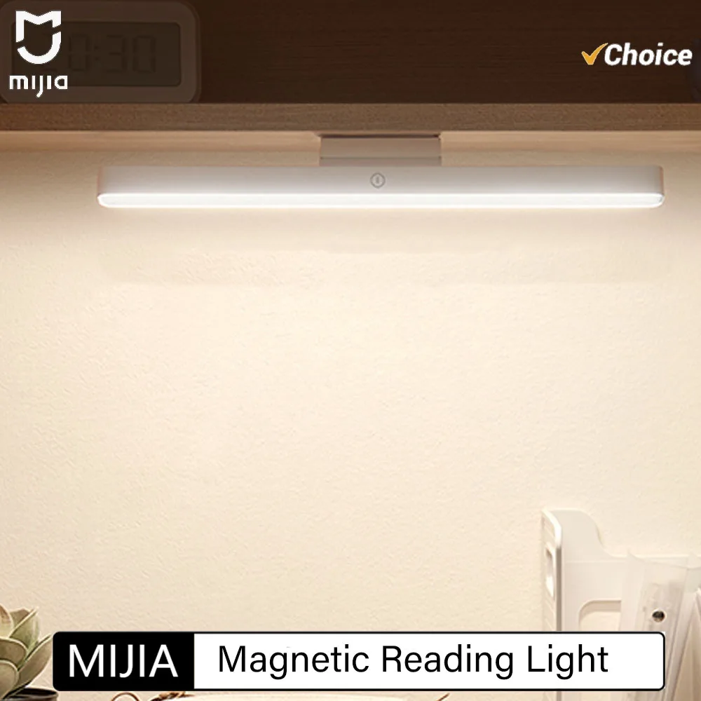 MIJIA Magnetic Reading Lamp 36cm Extended Lamp Head Ra90 2000mah Uniform Light Adjustable Lamp Head Three Gears 150lm  CN