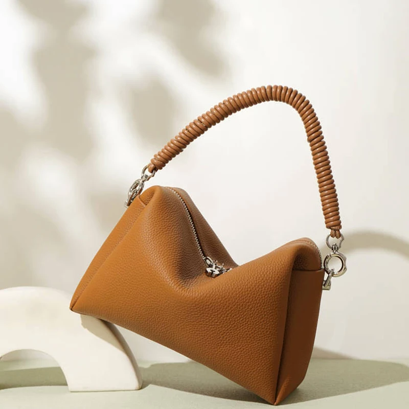 

Gorfia new genuine leather women's bag luxury design leather crossbody bag multifunctional large capacity shoulder bag travel