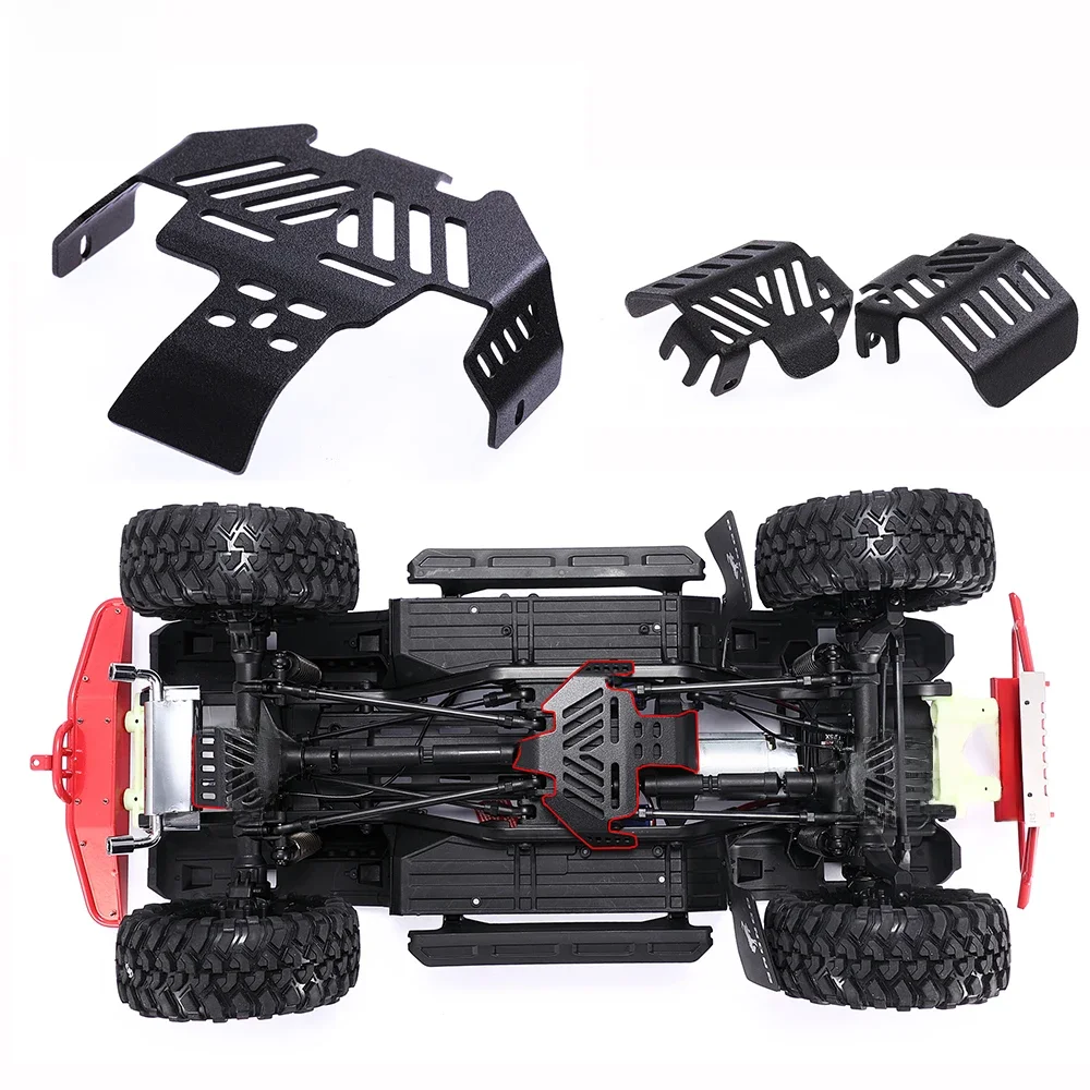 1/10 verdicken Metall Chassis Rüstung Achse Boden Schutz Platte für Defender D110 Neue Bronco 2021