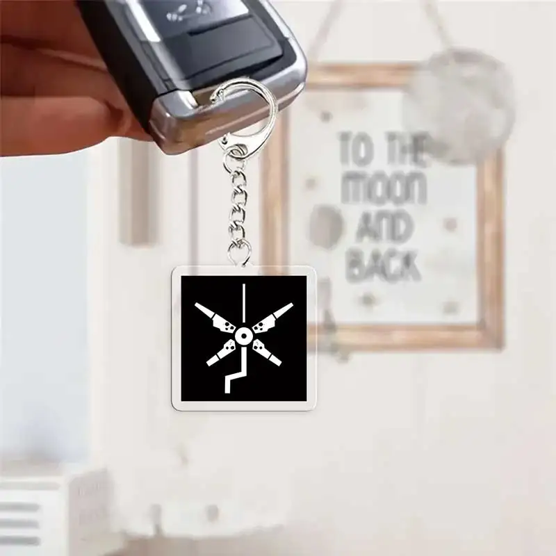 Game Death Stranding Keychains for Accessories Acrylic Death