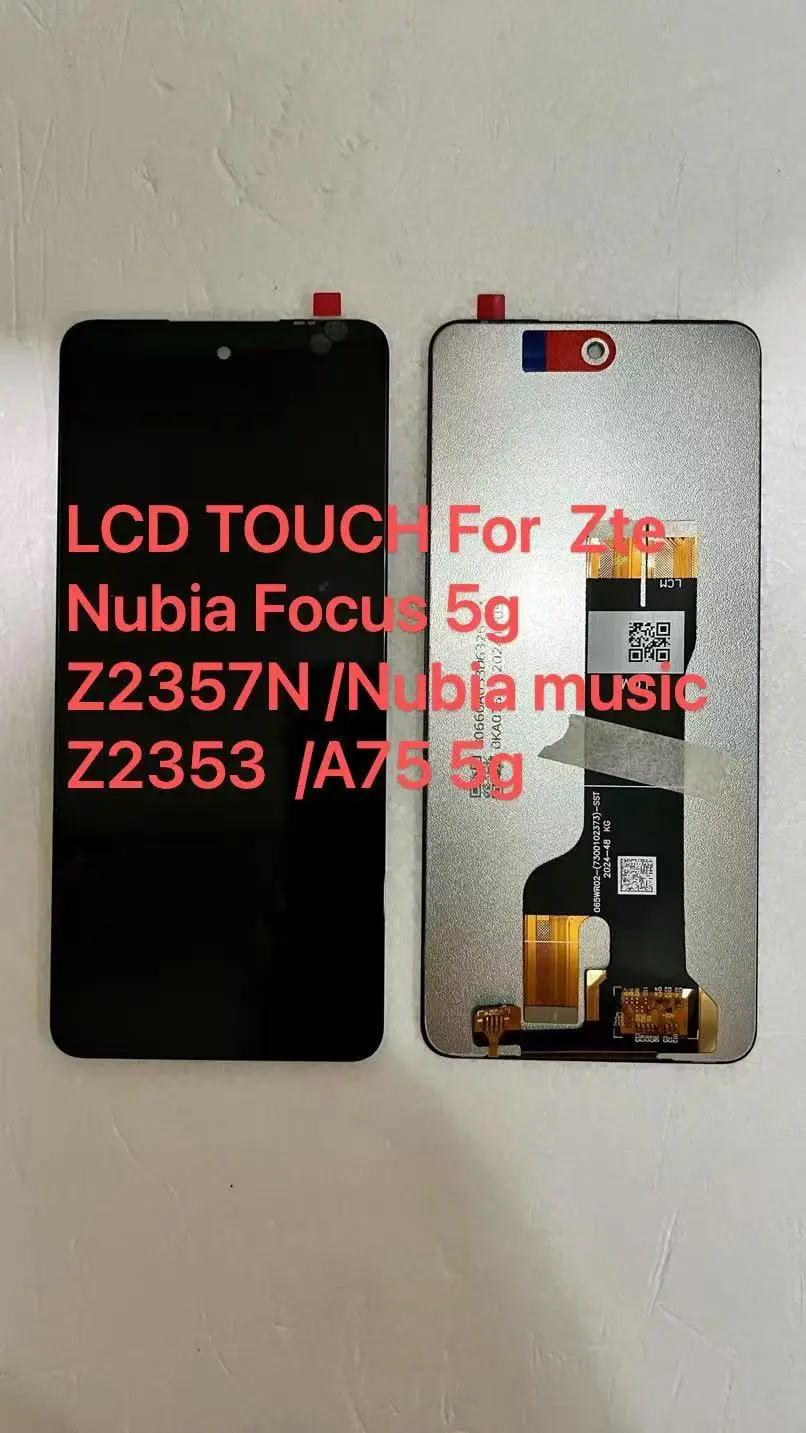 

Оригинальный 6,6-дюймовый ЖК-дисплей + сенсорный экран для ZTE Nubia Focus 5G/Z2357N/Nubia Music Z2353/A75 5g, высококачественная замена