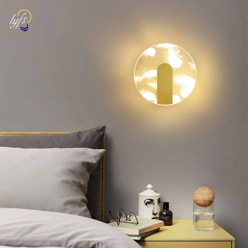 

Nordic LED Wall Lamp Indoor Lighting Wall Sconces Home Bedroom Bedside Living Room Corridor Dining Room Decoration Wall Light