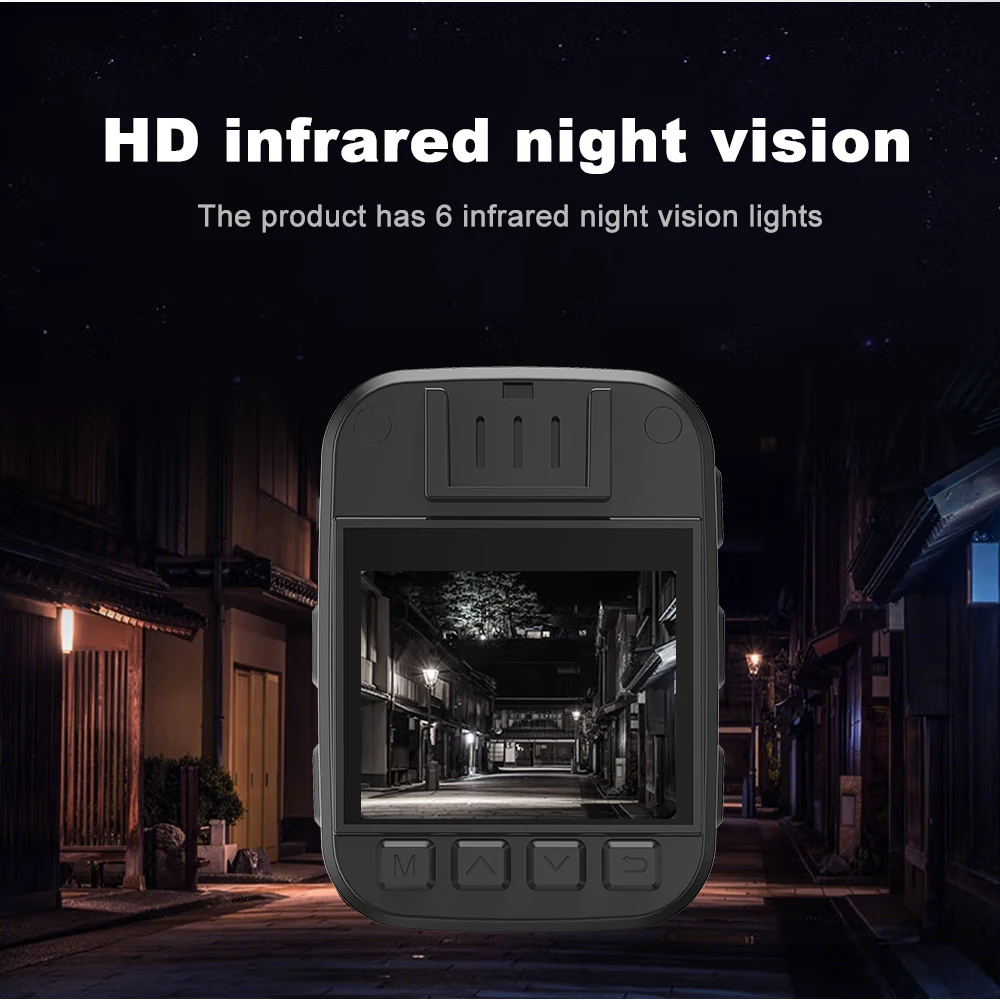 Yingshiwei S9 WiFi Waterproof Mini Camcorders Wearable Police Equipment Wireless Hidden Video Monitor Digital Body Worn Camera