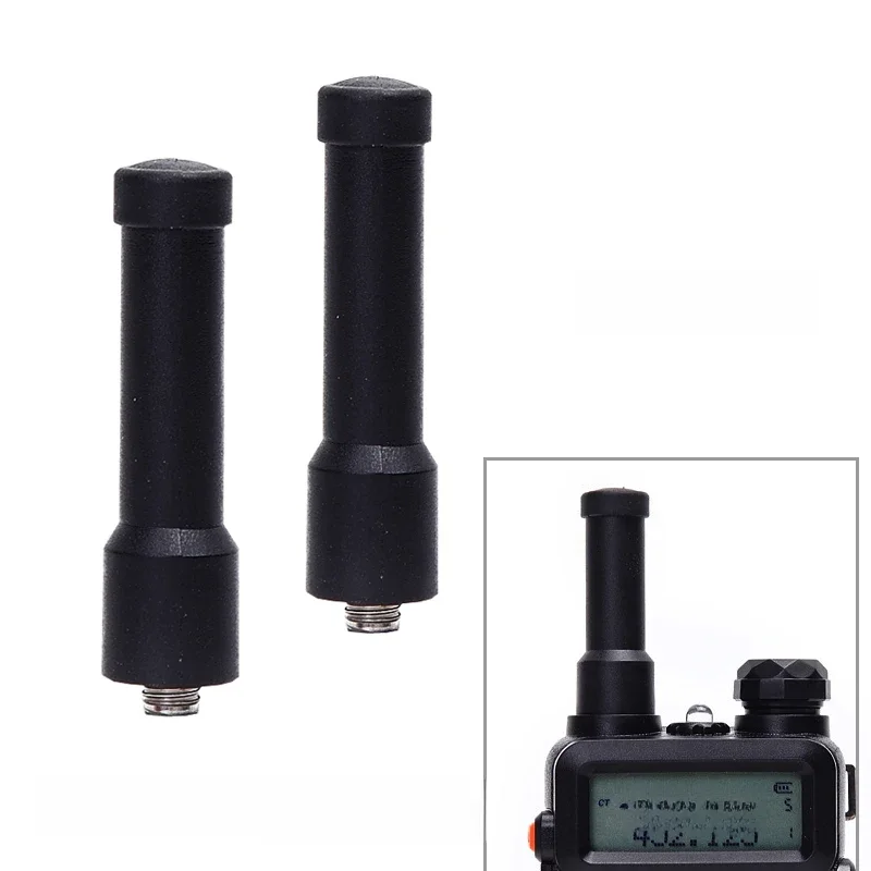 2 sztuk/zestaw 400-470 mhz SMA-żeńskie Mini bardzo krótkie małe złącze adaptera antenowego dla Baofeng BF-888S uv-5r UV-82 UV-9R — zdjęcie 2