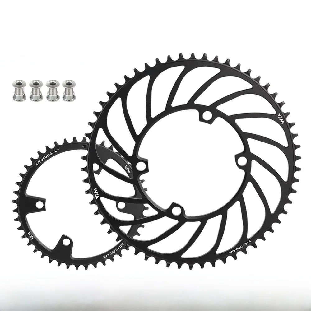 AliExpress VXM 110BCD 4claws Narrow Wide Chainring For Road Bike 110 BCD Sprocket 4 Bolts Chainwheel Stars Bicycle Crown Compatible R7000