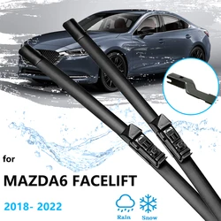 2x For Mazda6 Atenza Facelift MK3 2018 2019 2020 2021 2022 Accessories Wiper Blades Front Window Windshield Windscreen Cleaners