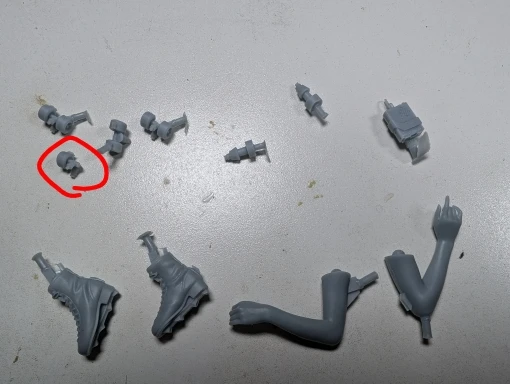 Buyer photo of this resin kit