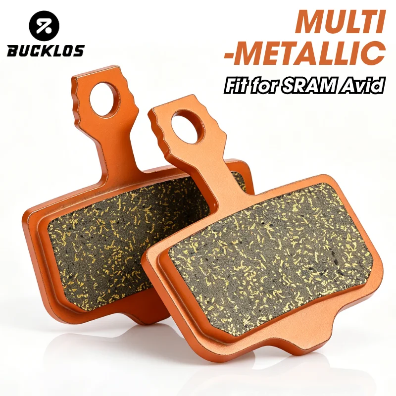 BUCKLOS MTB Bike Brake Pads for SRAM DB5/AVID ELIXIR Bicycle Disk Brake Pad Wear-resistant Multi-Metallic Road Bike Brake Pads