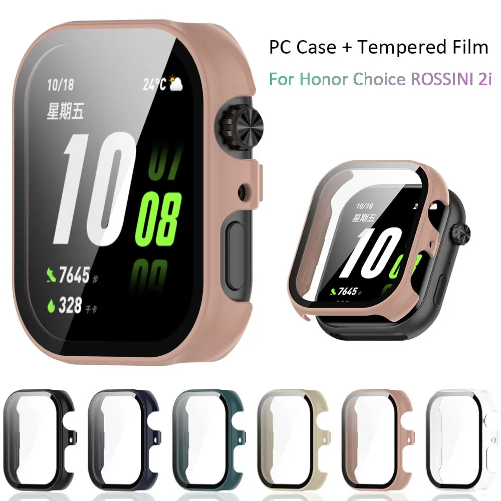 Capa protetora de relógio para honor escolha rossini 2i smartwatch à prova de choque protetor de pc capa escudo/w filme temperado