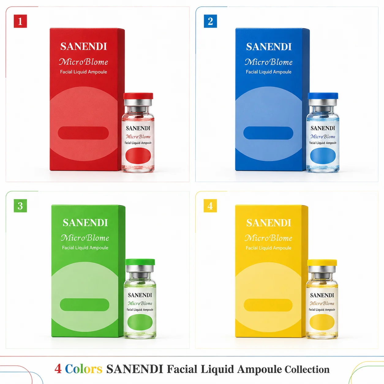 sanendi-microbiome-facial-liquid-ampoule-set-4-colors-portable-home-daily-skin-care-liquid-essence-kit-for-facial-daily-use