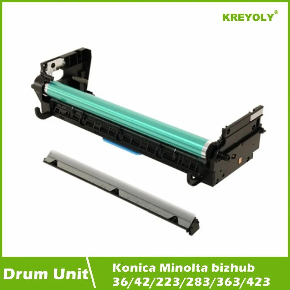 Unidad de tambor negro remanufacturado para Konica Minolta bizhub, A2A103D(DR411), 36/42/223/283/363/423