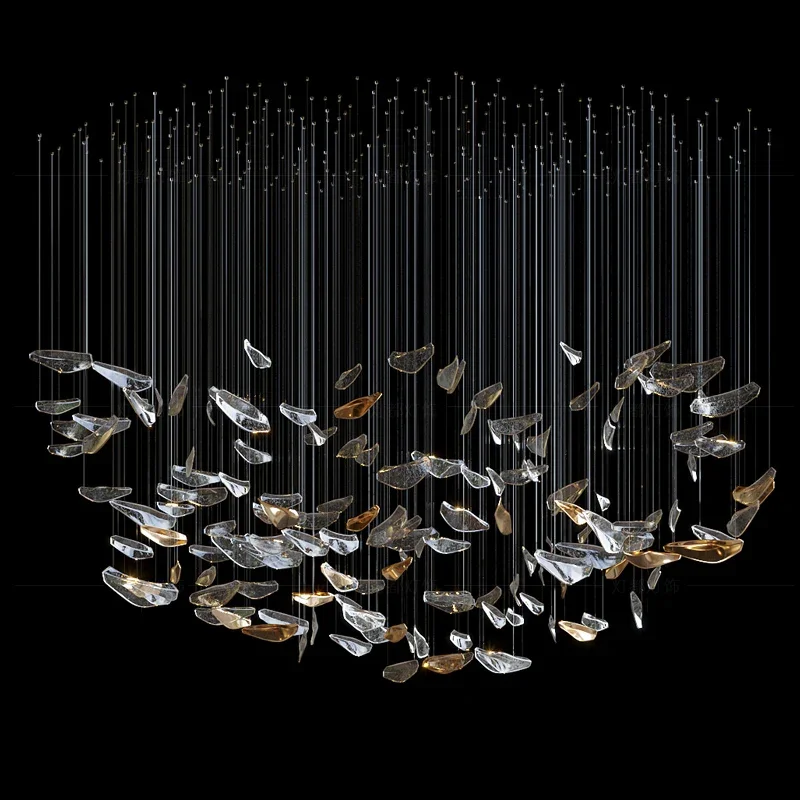 Lampe Suspendue en Clip au Design Nordique, Luminaire Décoratif d'Nik, Idéal pour un Salon ou une Salle à Manger