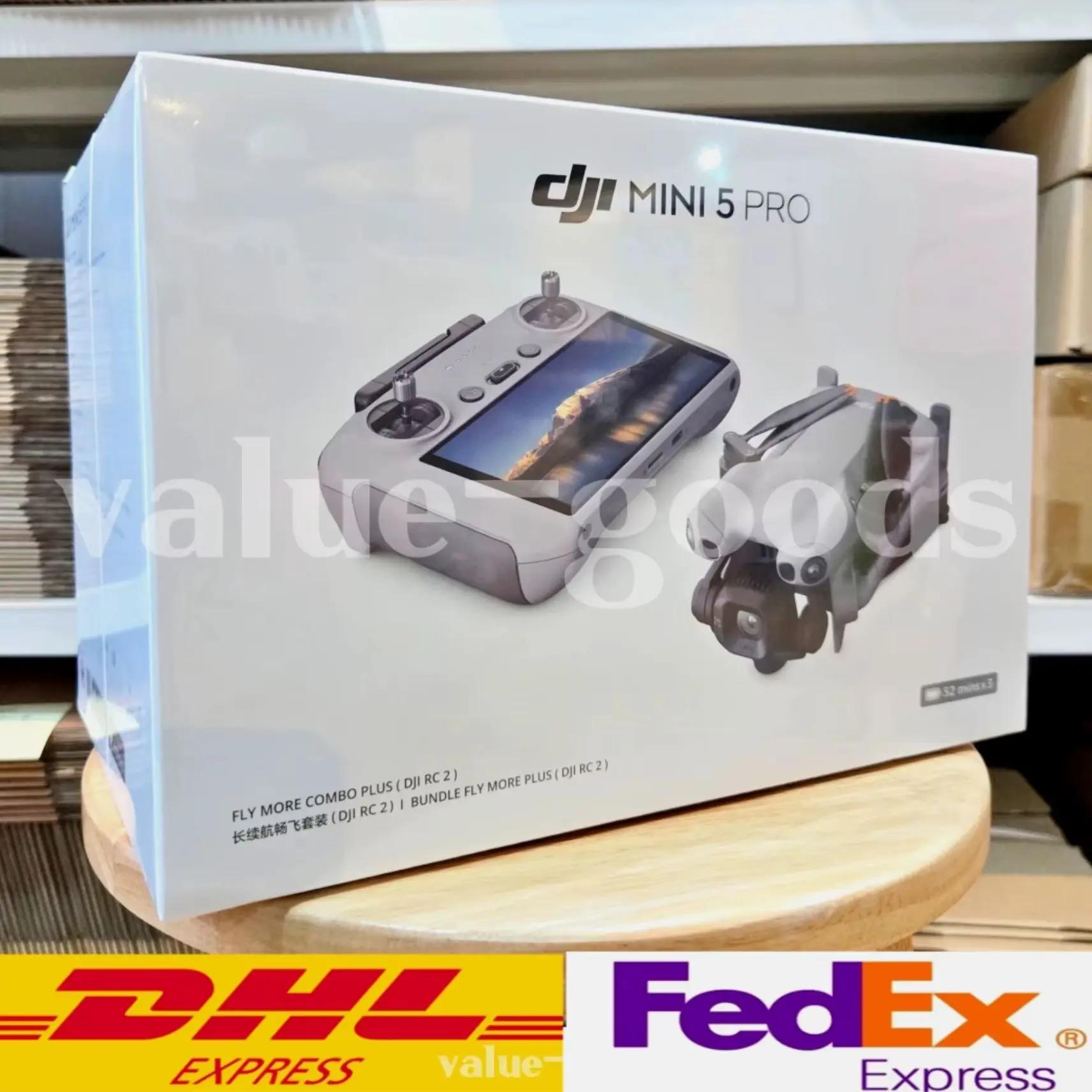 العلامة التجارية الجديدة DJI MINI 5 PRO Fly More Combo Plus (DJI RC 2) / US Duty Incl. / العلامة التجارية الجديدة + DJI MINI 5 PRO Fly More Combo Plus