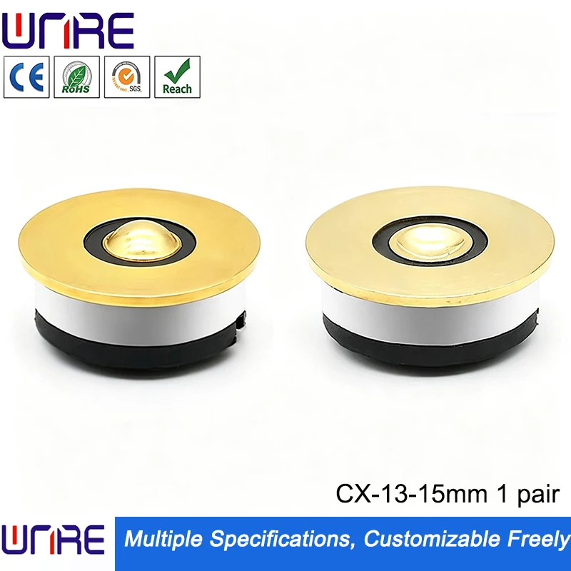 1 PCS 13-15mm Magnetic Spring High Current Magnetic Male and Female 30V Smart Product Accessories Gold Plated Pin Connector