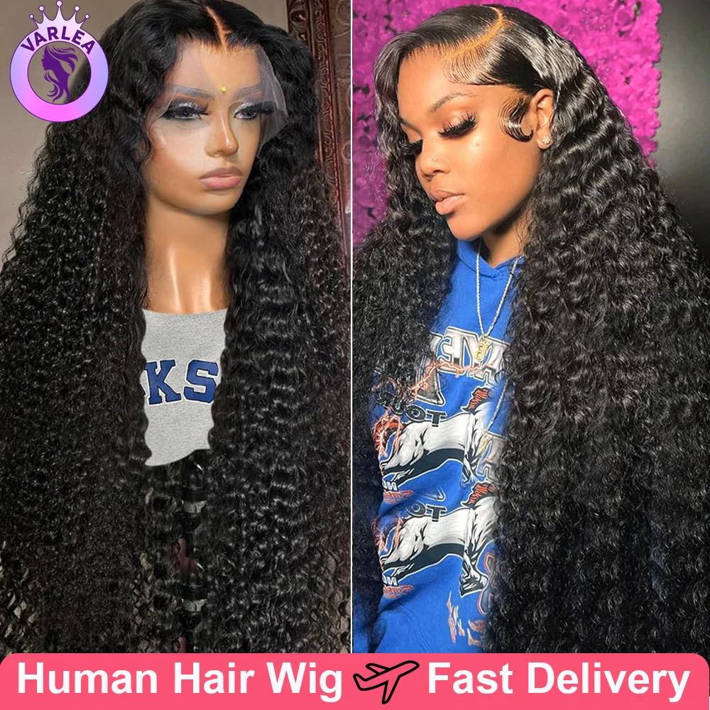 30 Inch Deep Wave 13x6 Lace Frontal Wigs Human Hair 13x4 HD Lace Front Wig Pre Plucked Brazilian Curly Wig Glueless Wigs on Sale