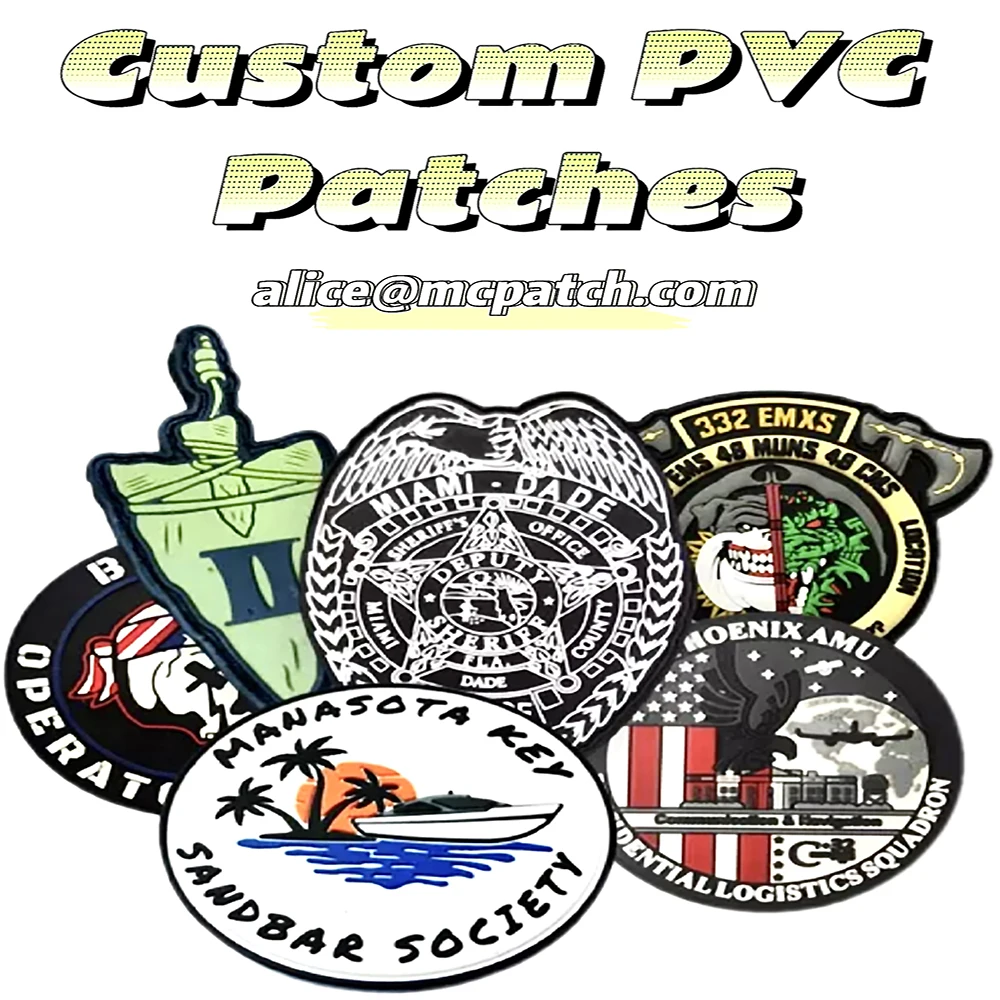 

Customized PVC Soft Rubber Seal For Tactical Military Badges Personalized Badge Morale Silicone Solid Patch Wholesale MOQ 50PCS