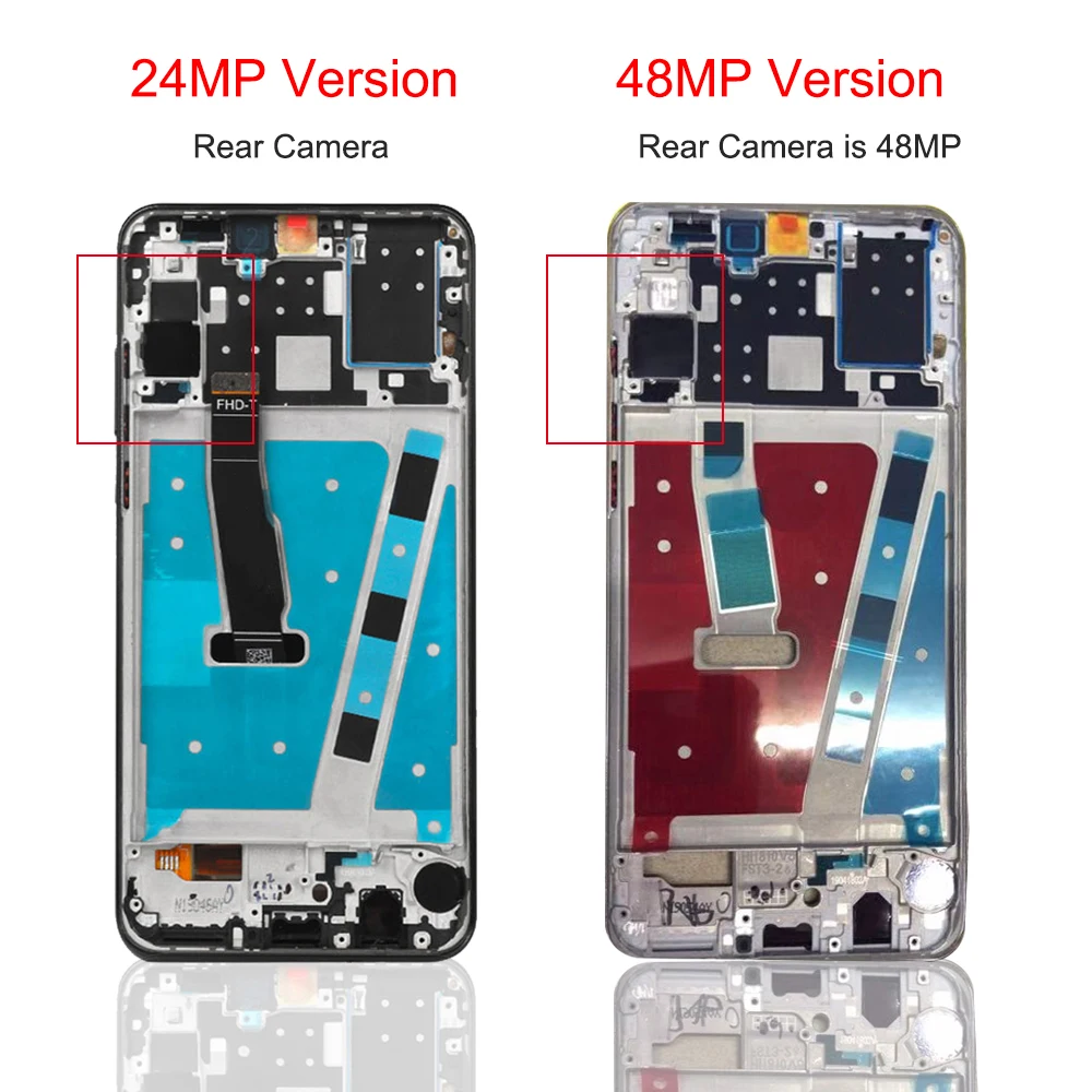 Bloc de Hébergements eur d\'écran tactile d\'affichage à cristaux liquides pour HUAWEI P30 Lite, Nova 4E MAR-LX1 LX2 AL01