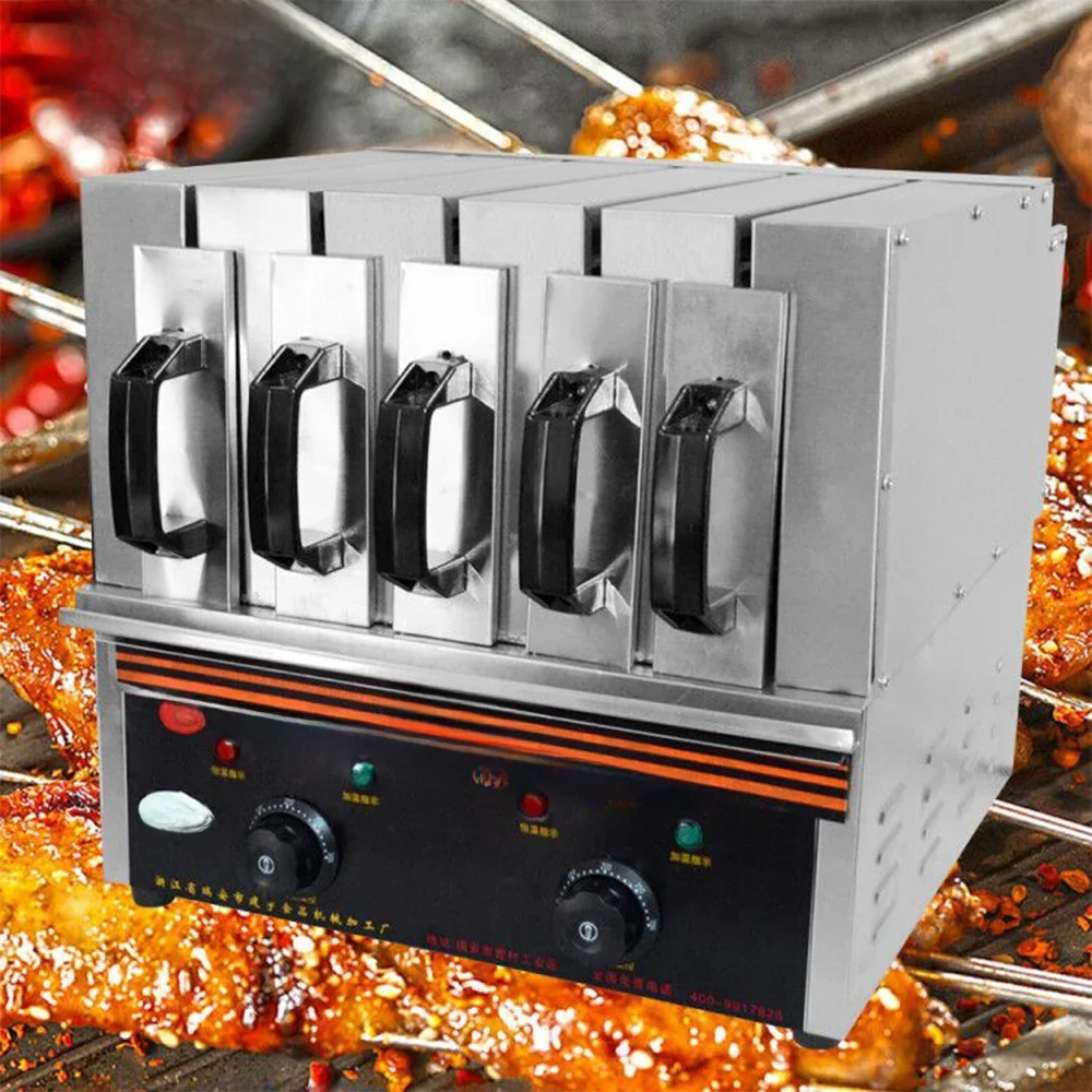 XEOLEO-Electric Smokeless BBQ Grill máquina, comercial Kebab churrasco máquina, máquina elétrica