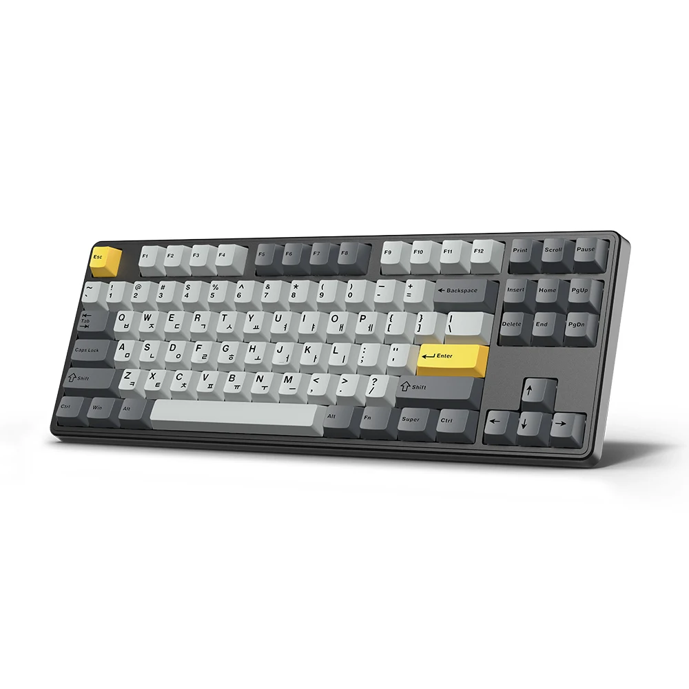 Hansung Computer 3-Mode Formtek Gasket 87-Key Tenkeyless لوحة مفاتيح ميكانيكية سلكية/لاسلكية #3