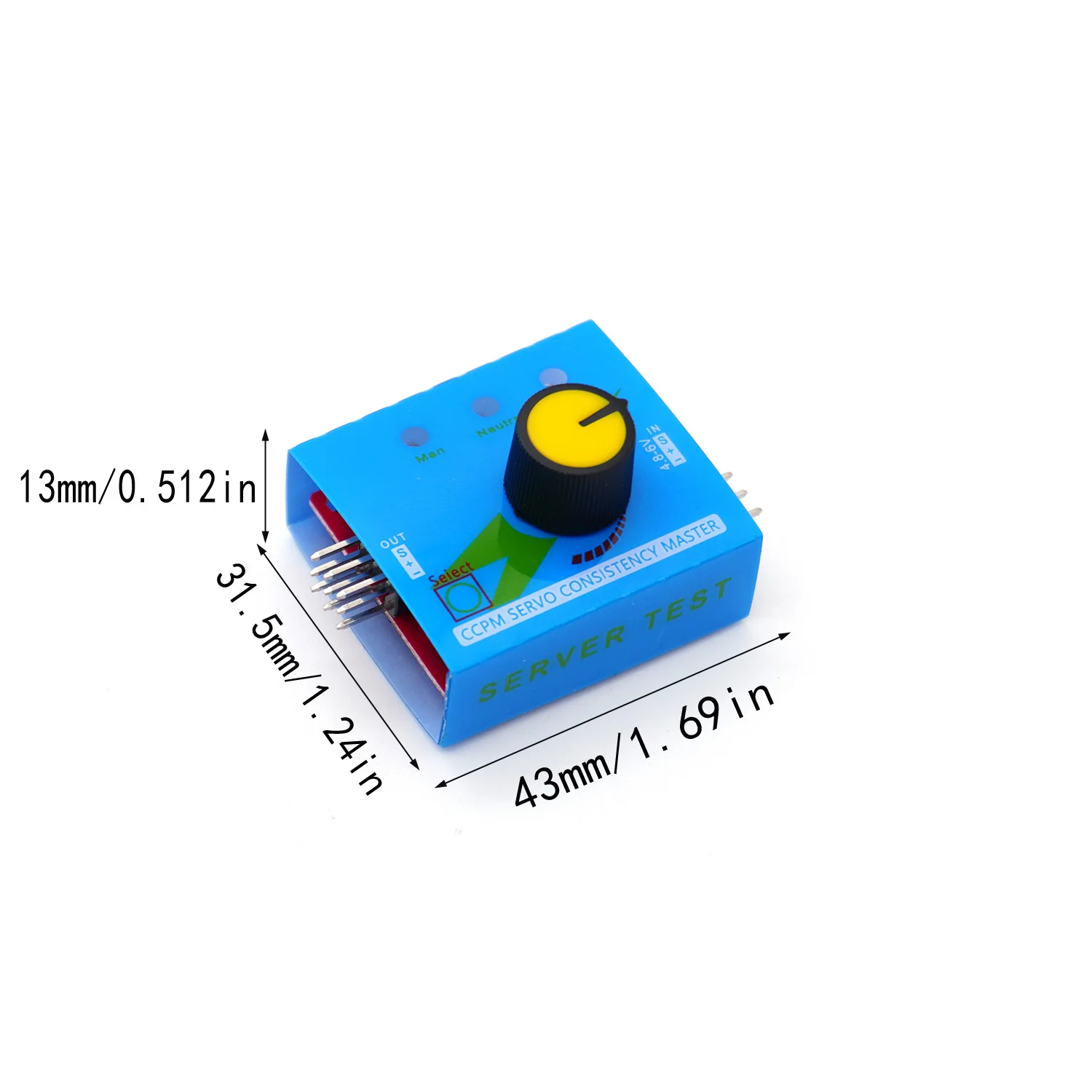 1/3/5PCS Servo Tester ESC Speed Controller Checker 3CH 4.8-6V met Indicatielampje Voor RC Auto Boot Drone Vliegtuig Helikopter