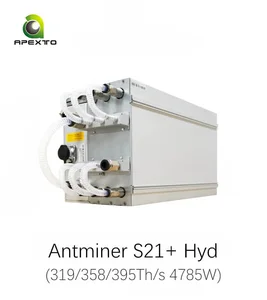BUY 2 GET 1 FREE Bitmain Antminer S21+ Hydro 319T 358T 395T 4785W Bitcoin Miner Hydro Cooling W/PSU