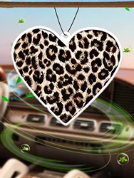 Leopard Print Love Heat Cheetah Print Swirl Heart 