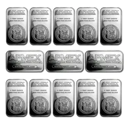 5/10/20 pezzi America 1 oz APMEX Silver Bar APMEX Silver Bullion 1 troy Ounce 999 Silver American Bullion Regali creativi