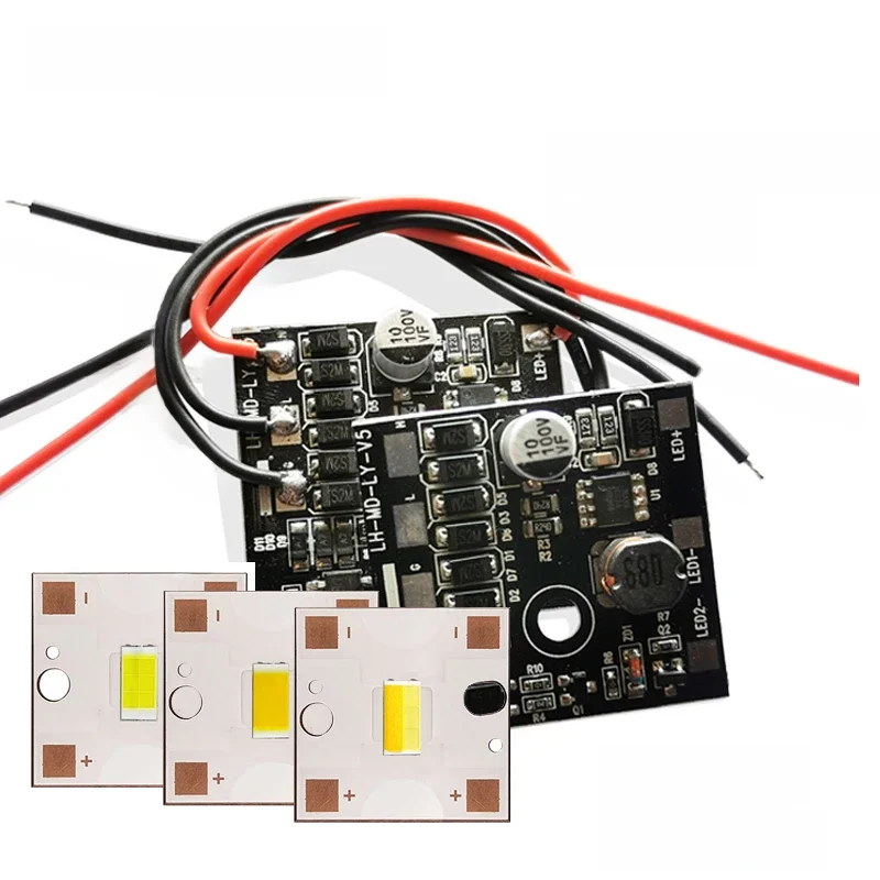 LED haute puissance 3570 céramique 30W ultra lumineux, composant de conducteur d'entretien de lumière de voiture, lumière blanche jaune citron, intégr de loin et de près