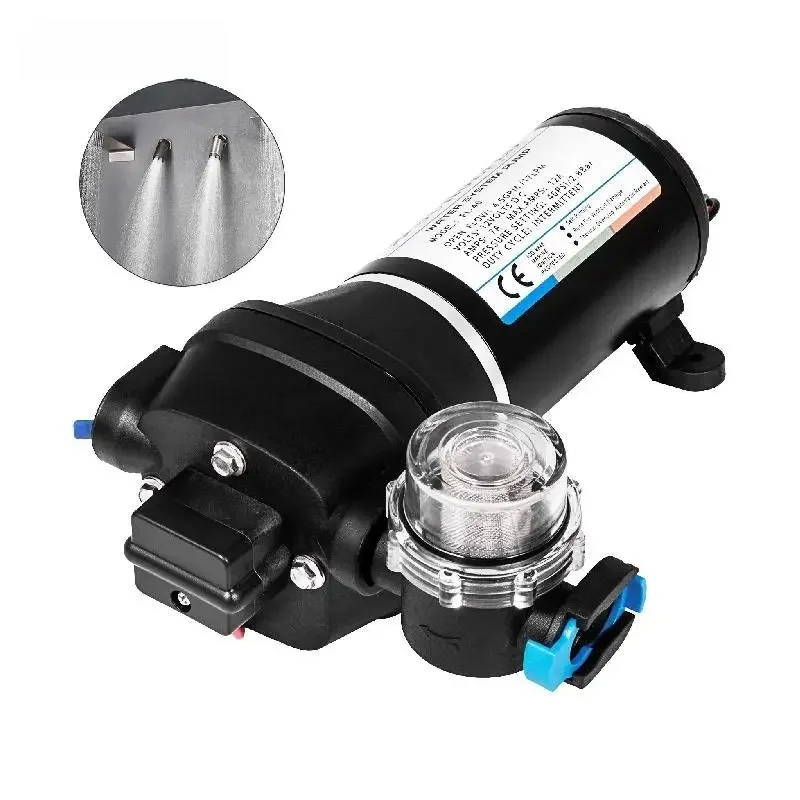 VEVOR 12V Membraanwaterpomp 10L/Min 17PSI 17L/Min 40PSI Hoge Druk Automatische Zelfaanzuigende verneveling Booster Pomp Korting - afbeelding 2