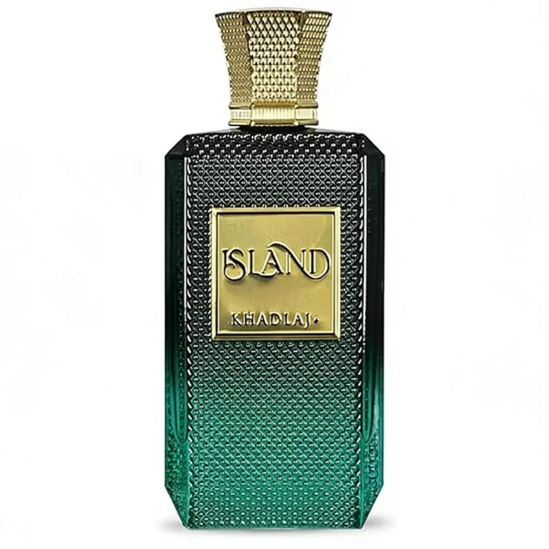 Khadlaj Island Eau de Parfum voor dames en heren. Langdurige ambergris luxe geur voor dagelijks gebruik en feestjes. 100 ml._voghion.com