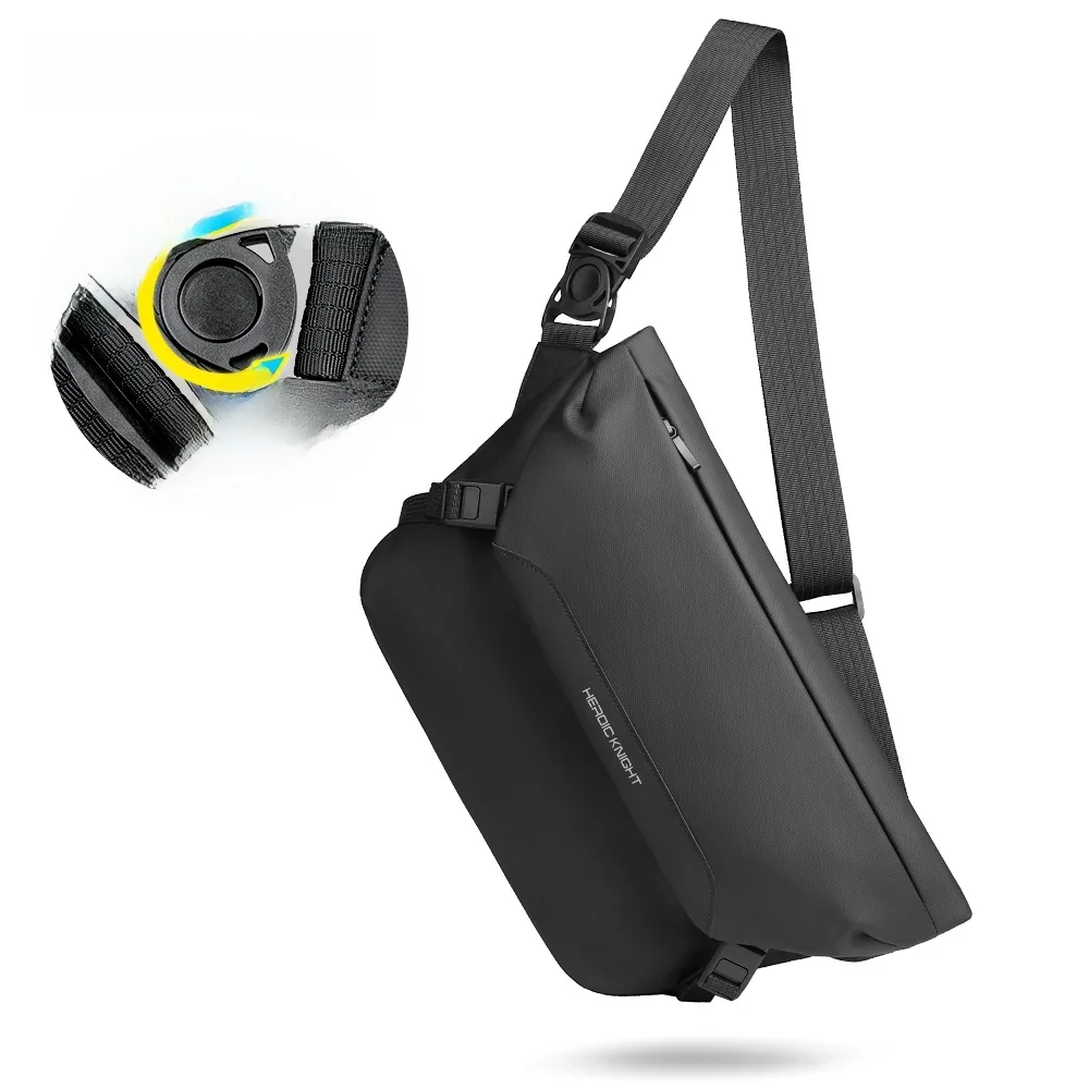 AliExpress Heroic knight Heroic Knight Multifunction Messenger Bag Fit 11" IPad Large Capacity Men Travel Crossbody Bag Waterproof Cycling Shoulder Bag