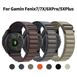 Nylon Watch Band For Garmin Quick Fit 22mm 26mm Strap for Fenix 7X 7 Pro Fenix 6X 6 5X 5Plus Tactix/Forerunner/MARQ/Enduro