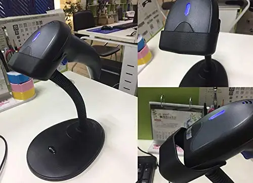 NETUM Barcode Scanner Stand, Adjustable Hands Free Barcode Scanning Bar-Code Reader Cradle, Scan Gun Label Reader Holder