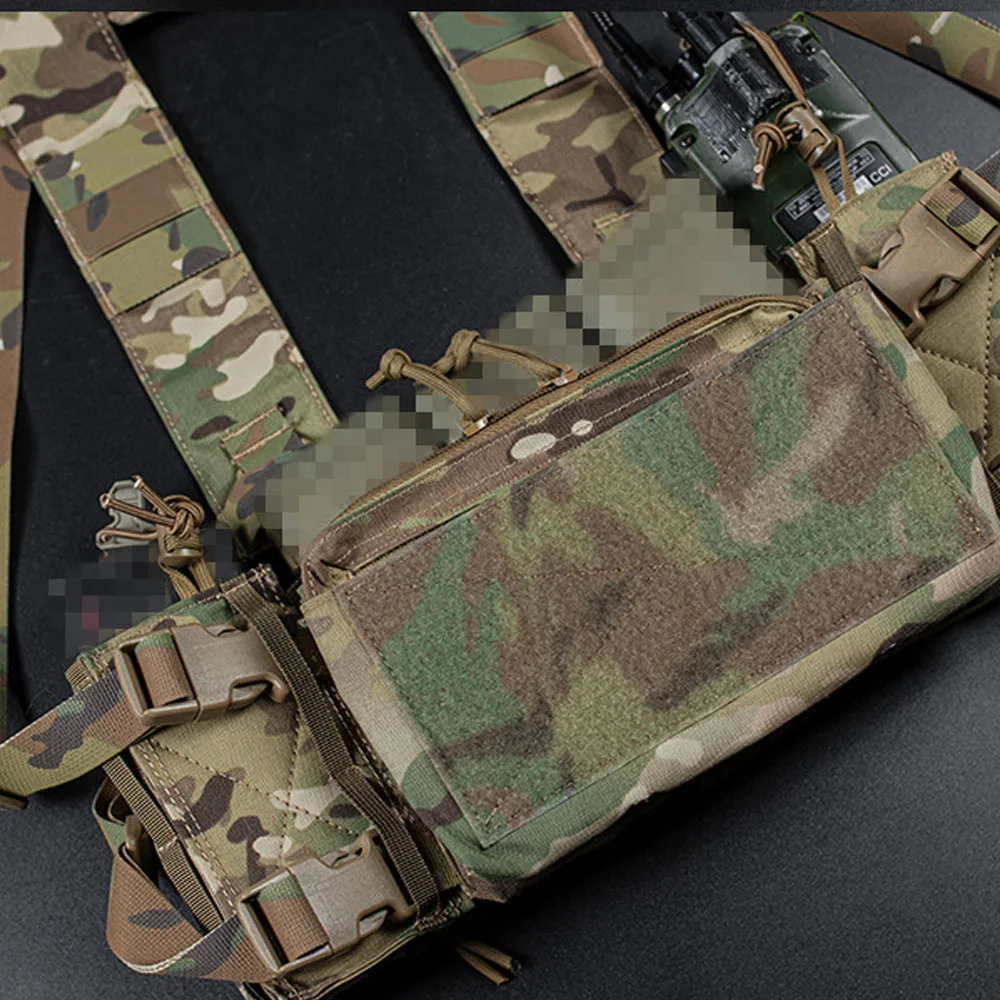 Tactische Vest Borst Rig Accessoires Multifunctionele MOLLE Hangende Borst Rig Tool Gear Fitting voor Jacht Militaire Uitrusting