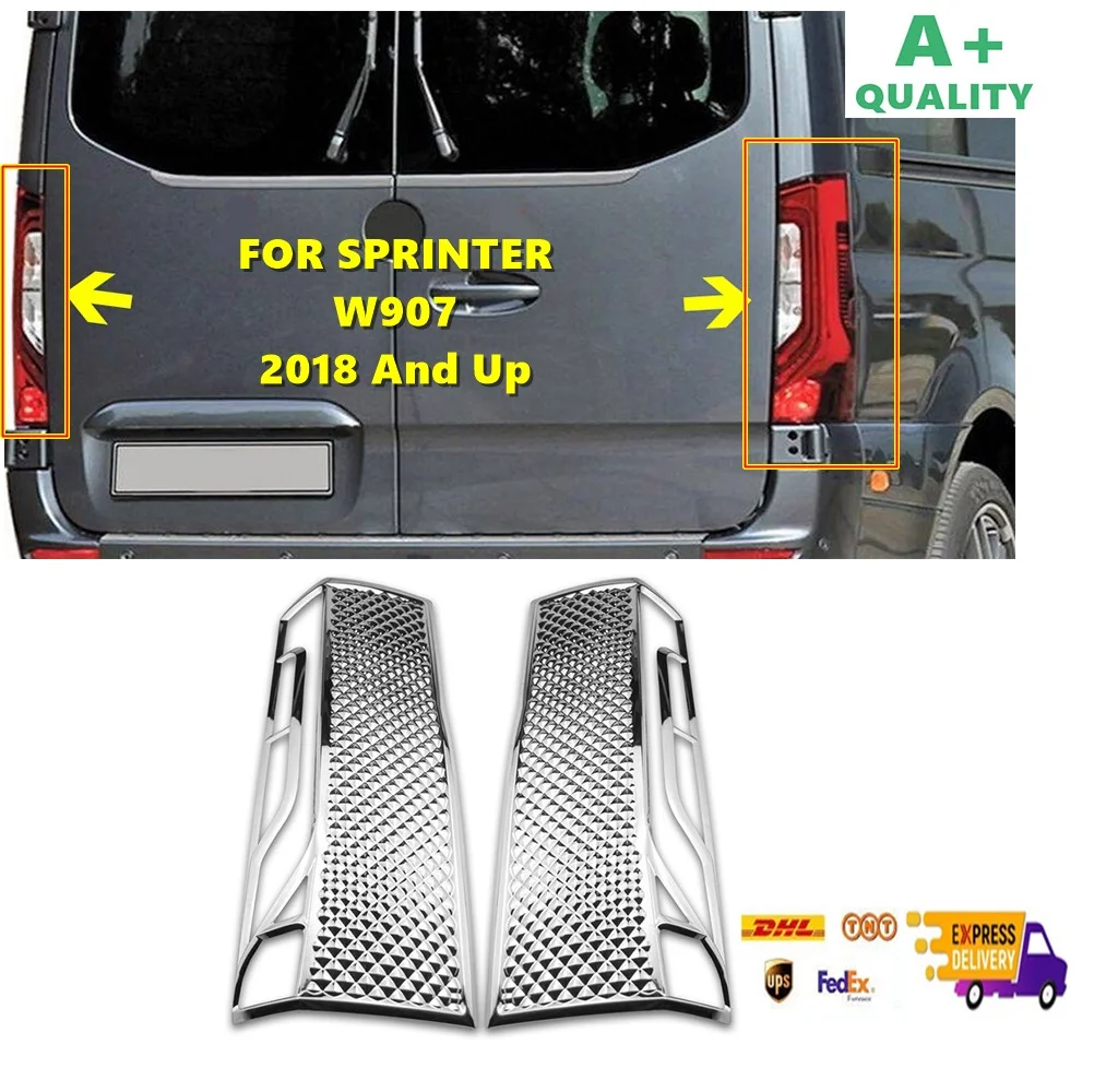 

For Mercedes Sprinter W907 Chrome Stop Frame 2 Pcs ABS. Model 2018 and Up. A + Quality. Car Tuning Accessory