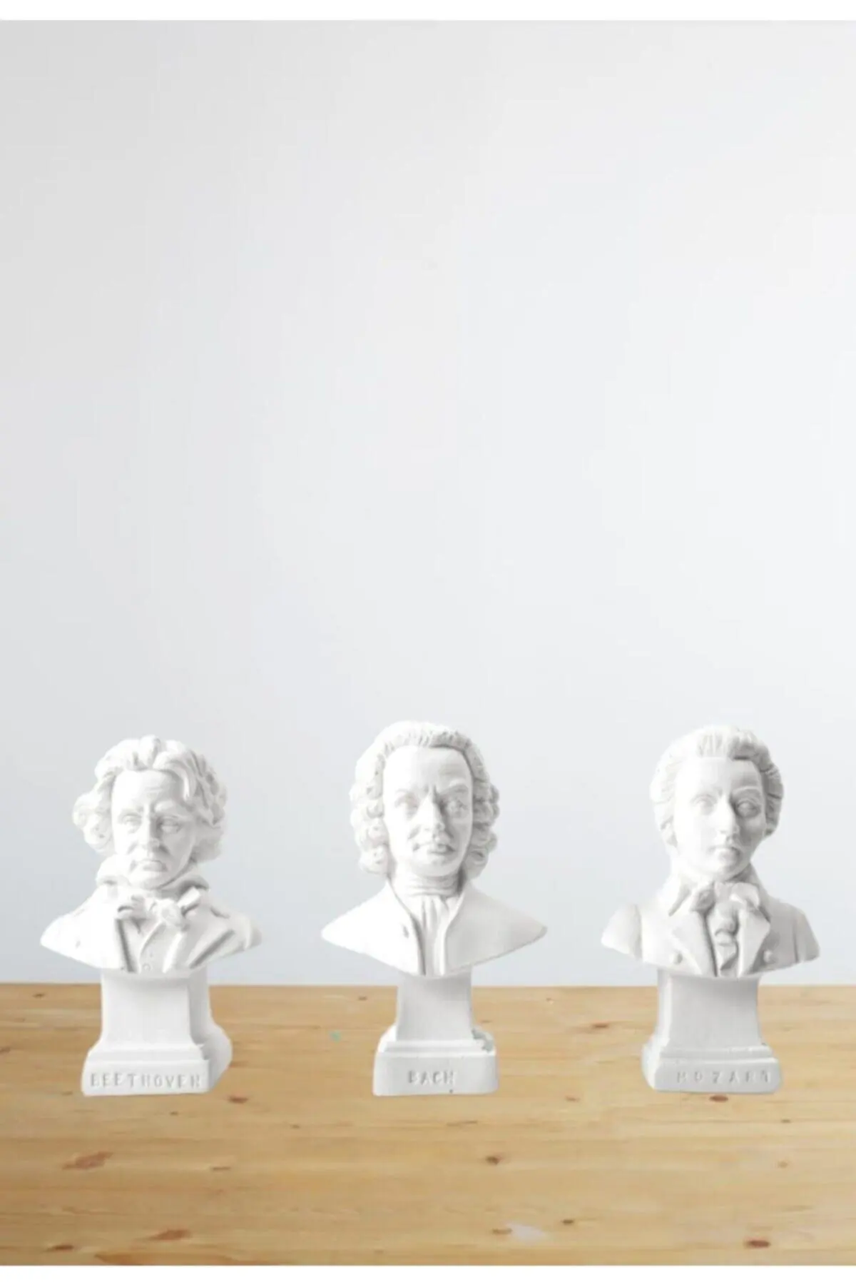 

Statues For Decoration 3 Pieces(9cm) Coffee Table Home Decor Ornaments Room Bach Mozart Beethoven Decorative Art Sculpture Lux