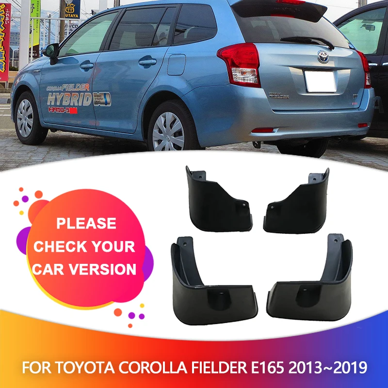 Mudguards for Toyota Corolla Fielder NZE161 E165 Hybrid 2013~2019 Mudflaps Fender Mud Flap Splash Flares Guards Cover Accessorie